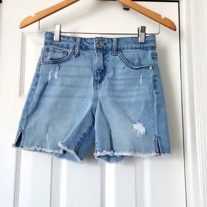 Art Class Distressed Denim Shorts size L 10/12
